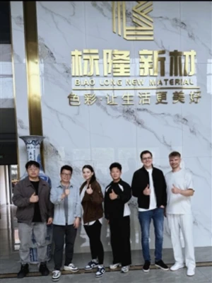 Russian Customers Visited Zhejiang Biaolong New Material Co., Ltd.